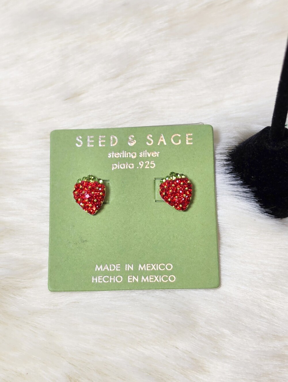 Seed & Sage Strawberry Stud Earrings
